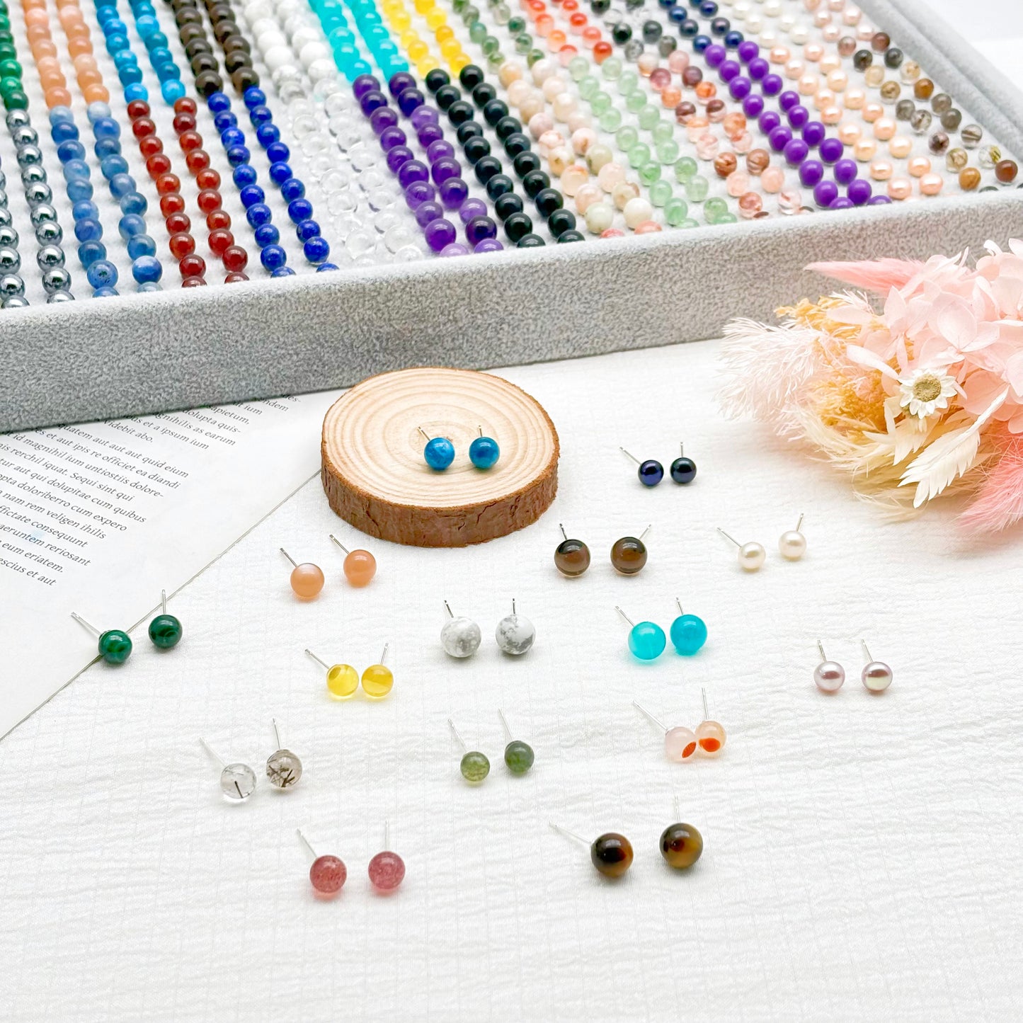 $1.5 per pair of crystal earrings, buy 6 get 1 free,Daily outfit accessories, holiday gifts, lifestyle gifts, souvenirs