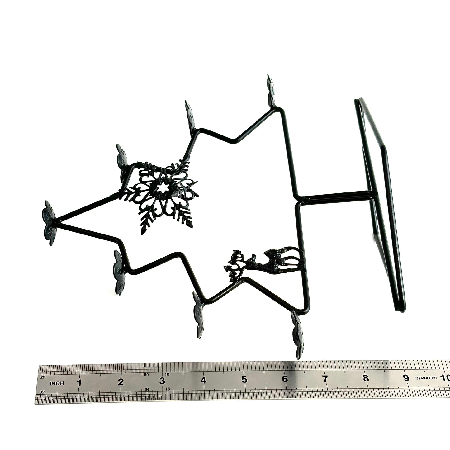 $8.5/1 pieza Base de esfera de cristal de árbol de Navidad negro.