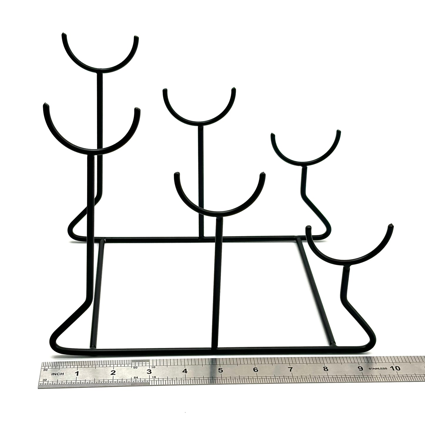 $13,7/1 pieza Base de cristal multitorre/palo negra.