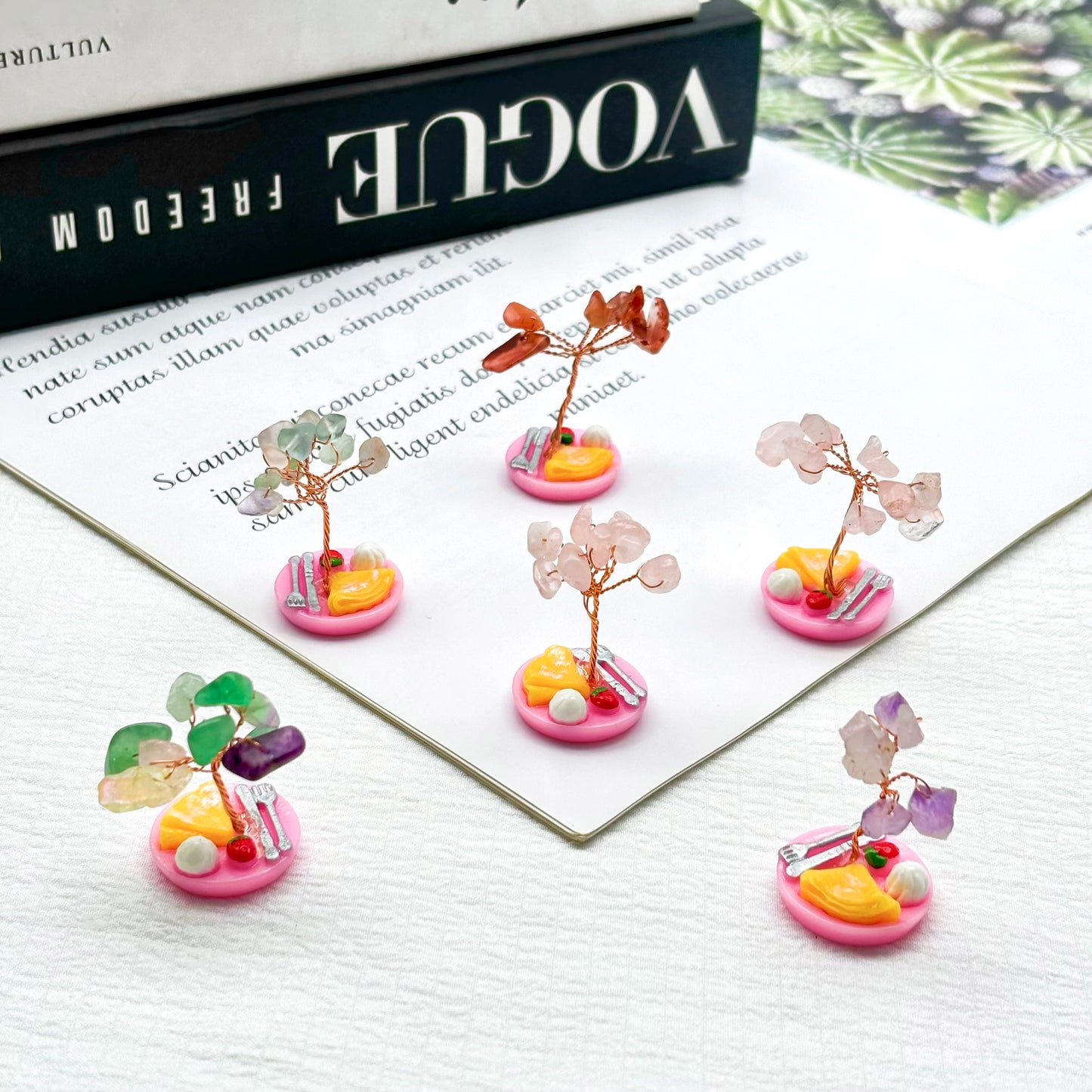 Special offer :$1/pcs Crystal Money tree potted plant,Decorations to enhance luck