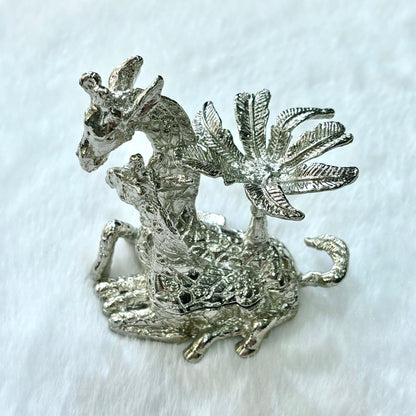 $10.9/1個 輝く銀色のキリンクリスタルベース、輝くローズゴールドのキリンクリスタルベース、クリスタル球ベース。