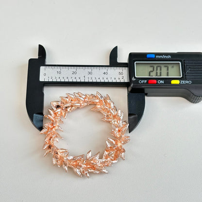 3 ドル / 1 個 輝くゴールドのガーランド クリスタル ベース、輝くローズ ゴールドのガーランド クリスタル ベース、クリスタル スフィア ベース。