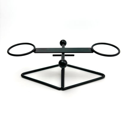 $6.4/1 pieza Base de esfera de cristal de balancín negro.