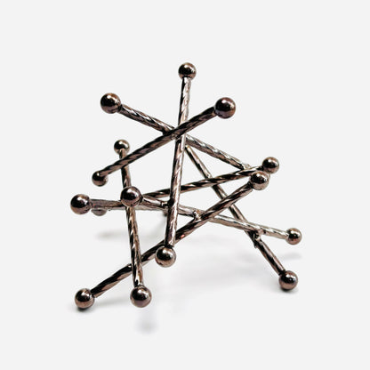 $7.2/1 pieza Base de esfera de cristal cruzada.