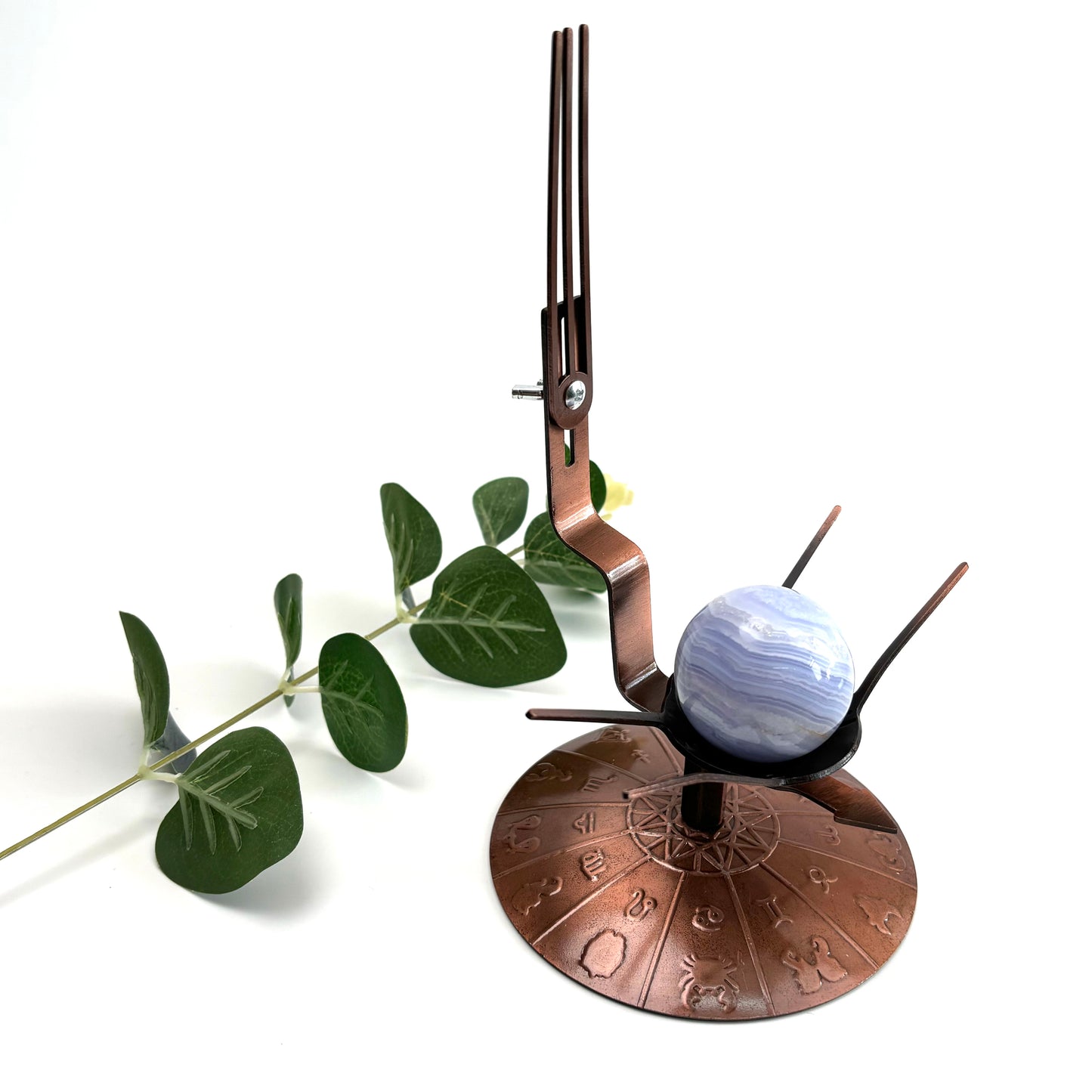 $10,9/1 pieza Base de esfera de cristal con signo del zodíaco en oro rosa.