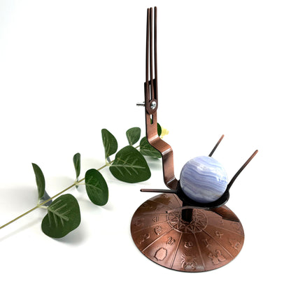 $10,9/1 pieza Base de esfera de cristal con signo del zodíaco en oro rosa.