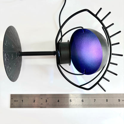 $13/1pcs Black  third eye light crystal Sphere base.