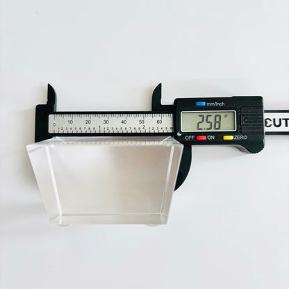 $11.6/1pcs Clear plain glass Acrylic base.