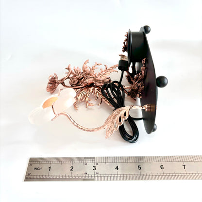 $25.9/1 pce Rose glod fairy Sunflowerr light  crystal sphere base.