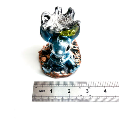 $11.5/1pcs Blue stitch  crystal  sphere base.