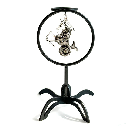 $9.1/1 pieza Esfera del zodiaco y base de esfera de cristal colgante.