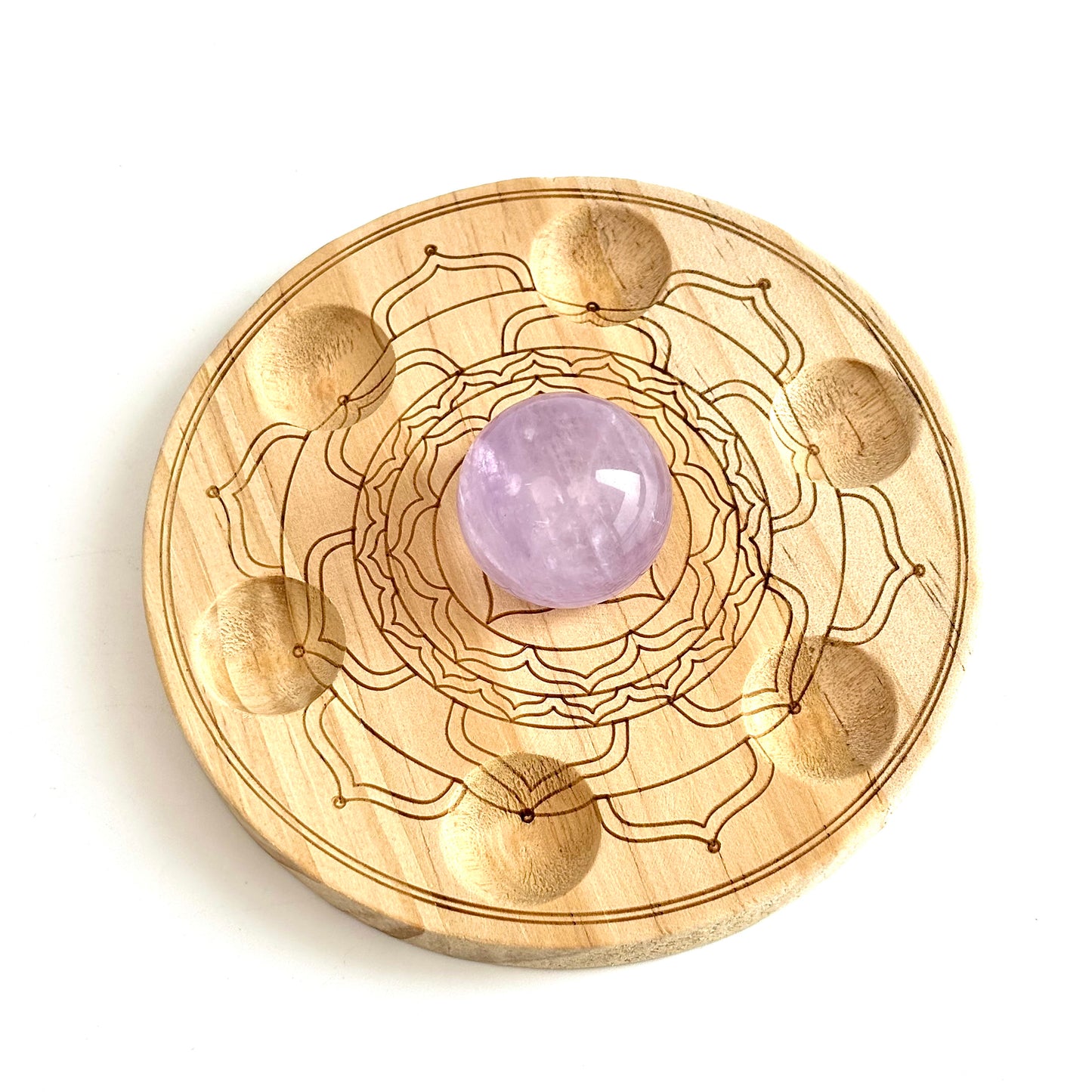 Base de esfera de cristal chakra-esfera.