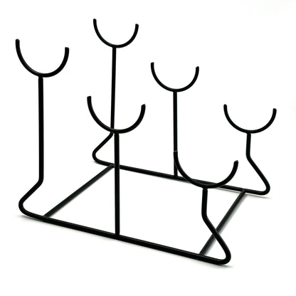 $13,7/1 pieza Base de cristal multitorre/palo negra.