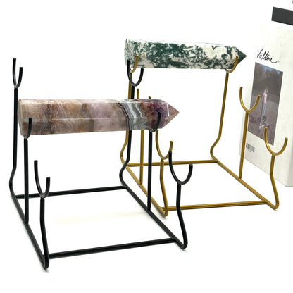 $13,7/1 pieza Base de cristal multitorre/palo negra.