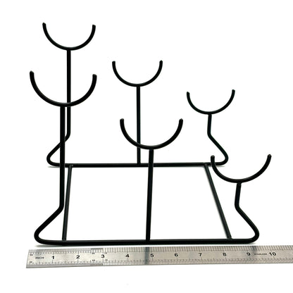 $13,7/1 pieza Base de cristal multitorre/palo negra.