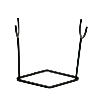 $5.6/1 pieza Base de cristal de torre/palo negra.