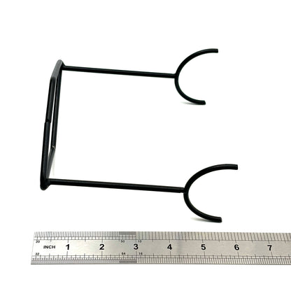 $5.6/1 pieza Base de cristal de torre/palo negra.