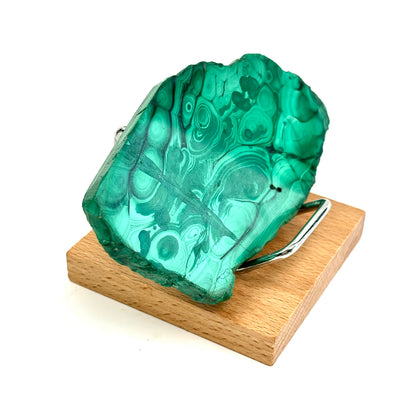 $3.5/1pcs  Wooden mining label base，White Heart/specimen/slab