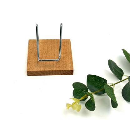 $3.5/1pcs  Wooden mining label base，White Heart/specimen/slab