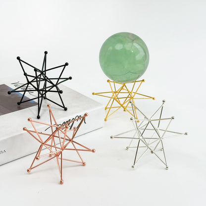 Base de cristal de estrella