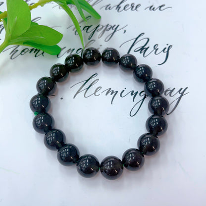 Pulsera de ágata negra.