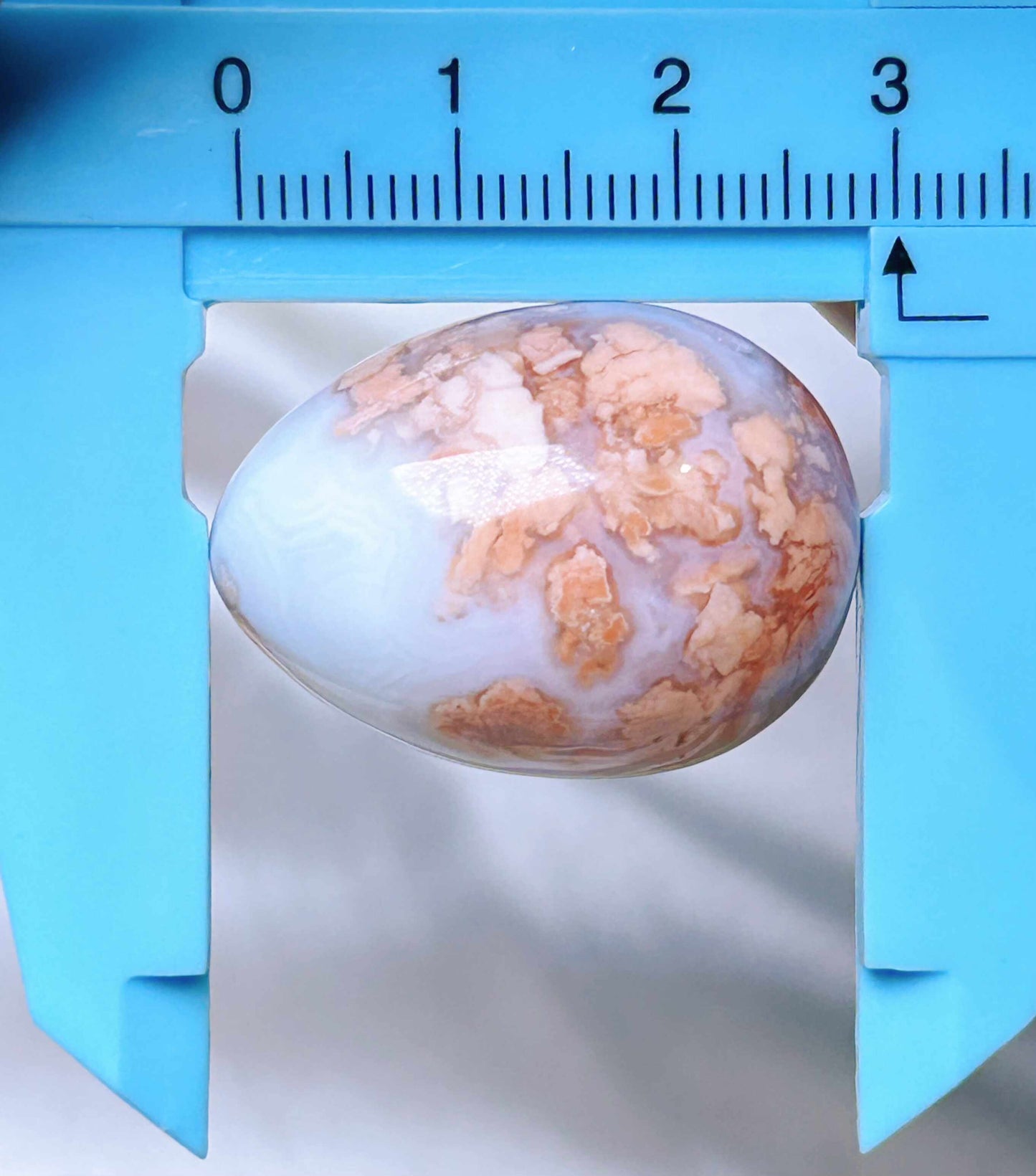 ピンク 天然アメジスト フラワー アゲート ドゥルージー クリスタル エッグ ディスプレイ ピース 30mm