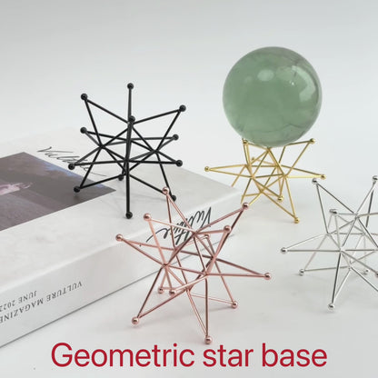 Base de cristal de estrella