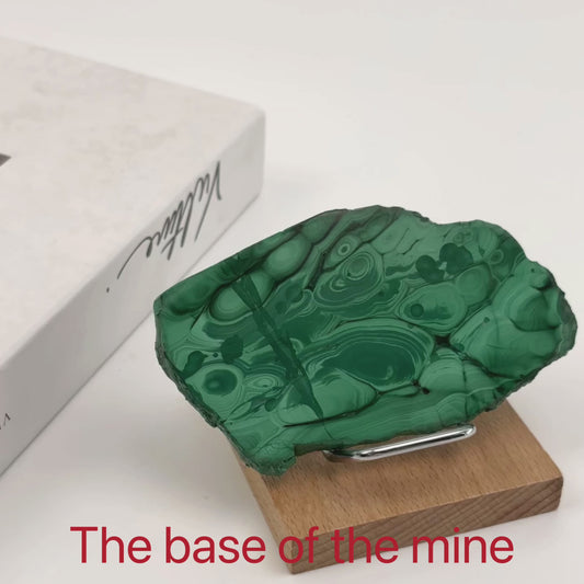 $3.5/1pcs  Wooden mining label base，White Heart/specimen/slab