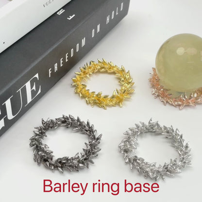 3 ドル / 1 個 輝くゴールドのガーランド クリスタル ベース、輝くローズ ゴールドのガーランド クリスタル ベース、クリスタル スフィア ベース。